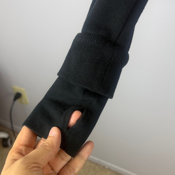 Baubax Cotton Blend Black Travel Zip Up Jacket Size Large - Picture 6 of 15